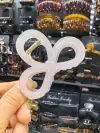 The latest fashion trend 8-shaped bow large claw clip, bright claw clip, updo and elegant claw clip head accessory Item Picture